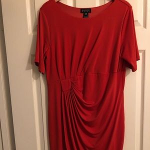Burnt orange dress